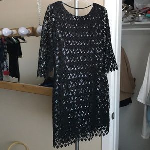 Sequin black dress